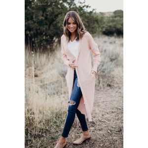 Blush Pink Cardigan
